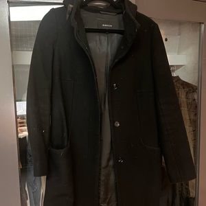 ARITZIA BABATON HOODED WOOL COAT